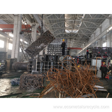 Recycling Aluminum Steel Scrap Metal Press Machine